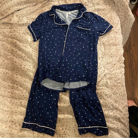 Navy Blue Starry Pajamas - Picture 1 of 4